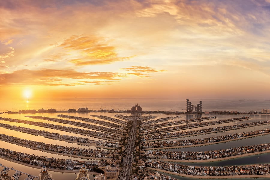  Sunset at The View at The Palm