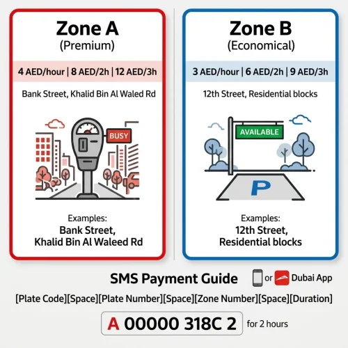 zone of parking