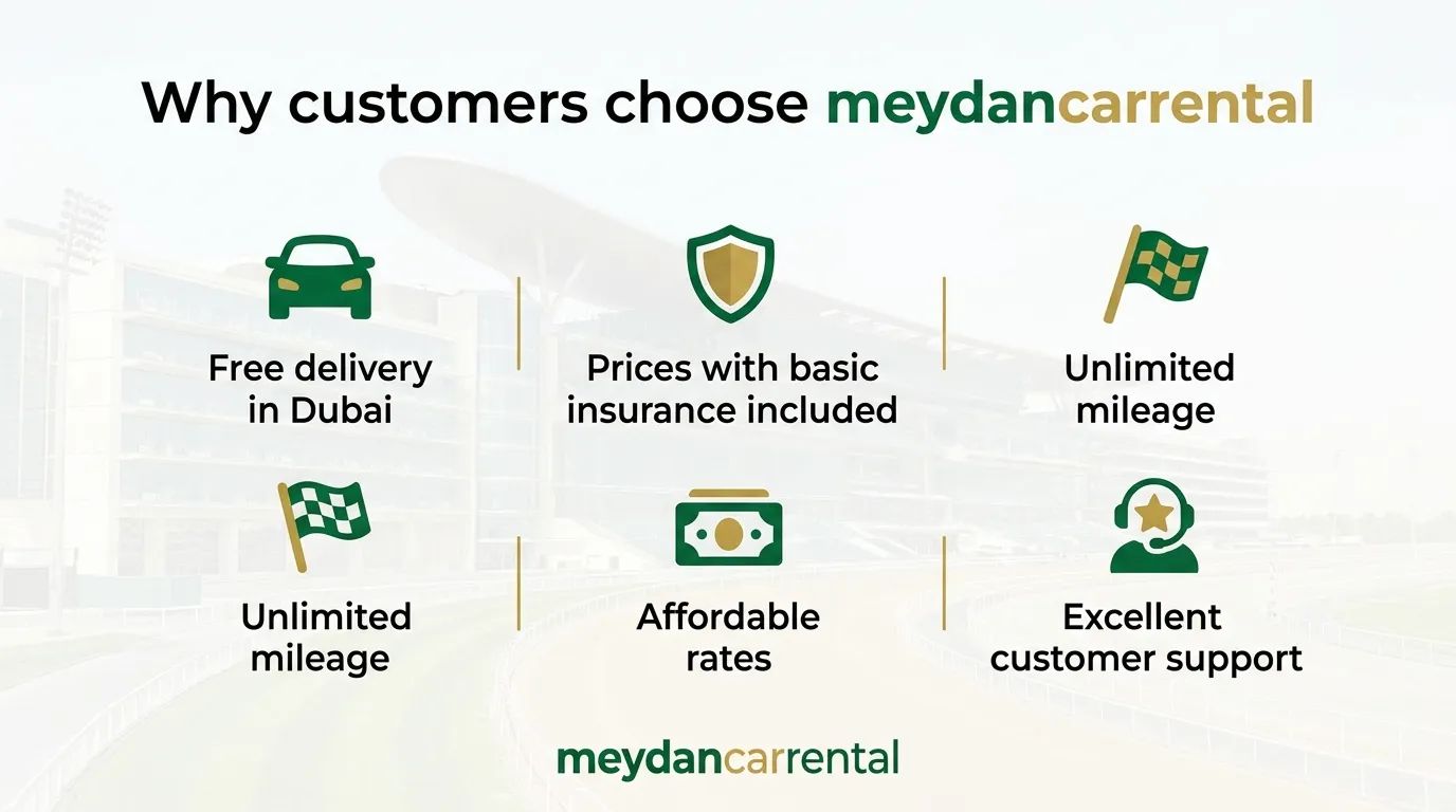Drive in Meydan Dubai