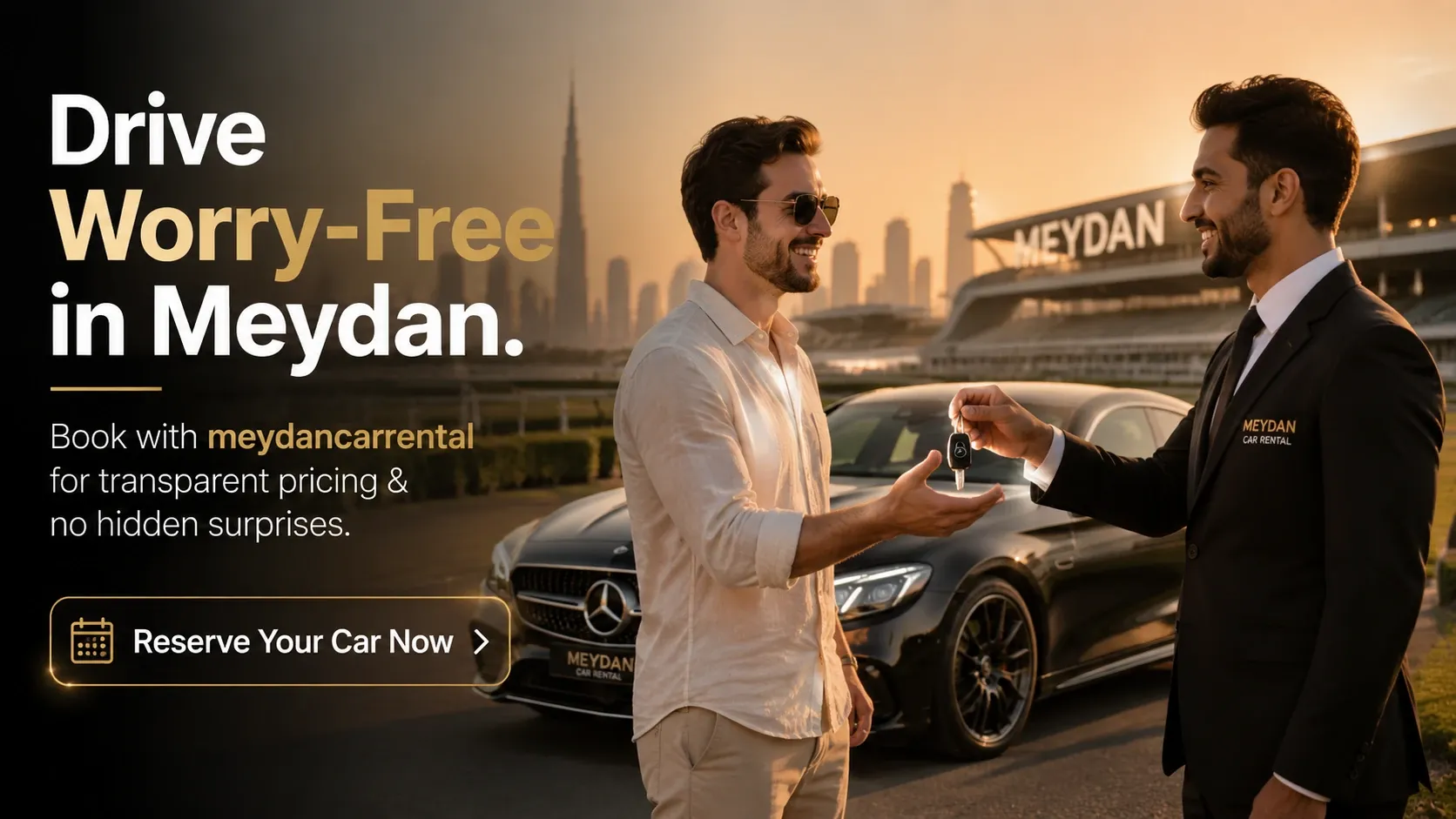 Drive in Meydan Dubai