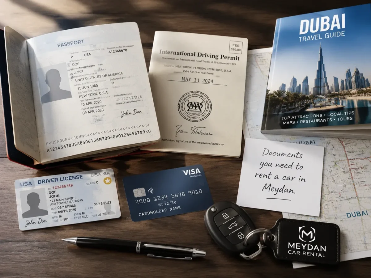 Drive in Meydan Dubai