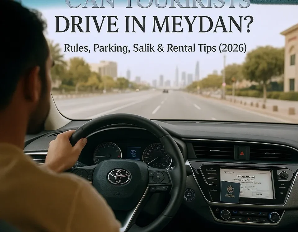 Drive in Meydan Dubai