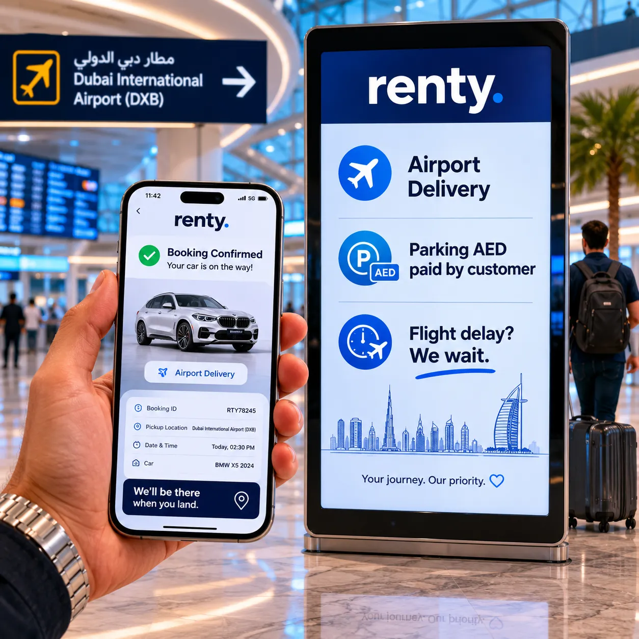 Meydan Car Rental vs Renty