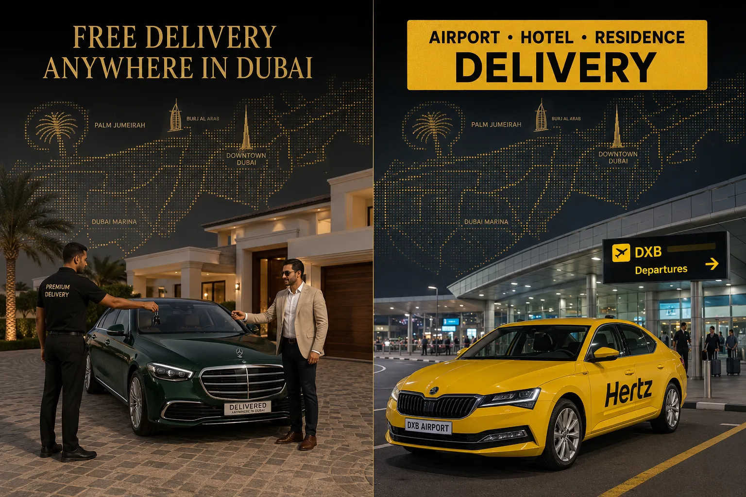 Meydan Car Rental vs Hertz Dubai