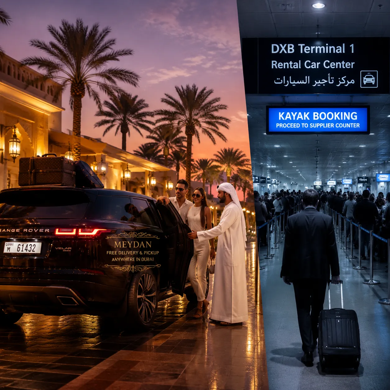 Meydan Car Rental vs Kayak