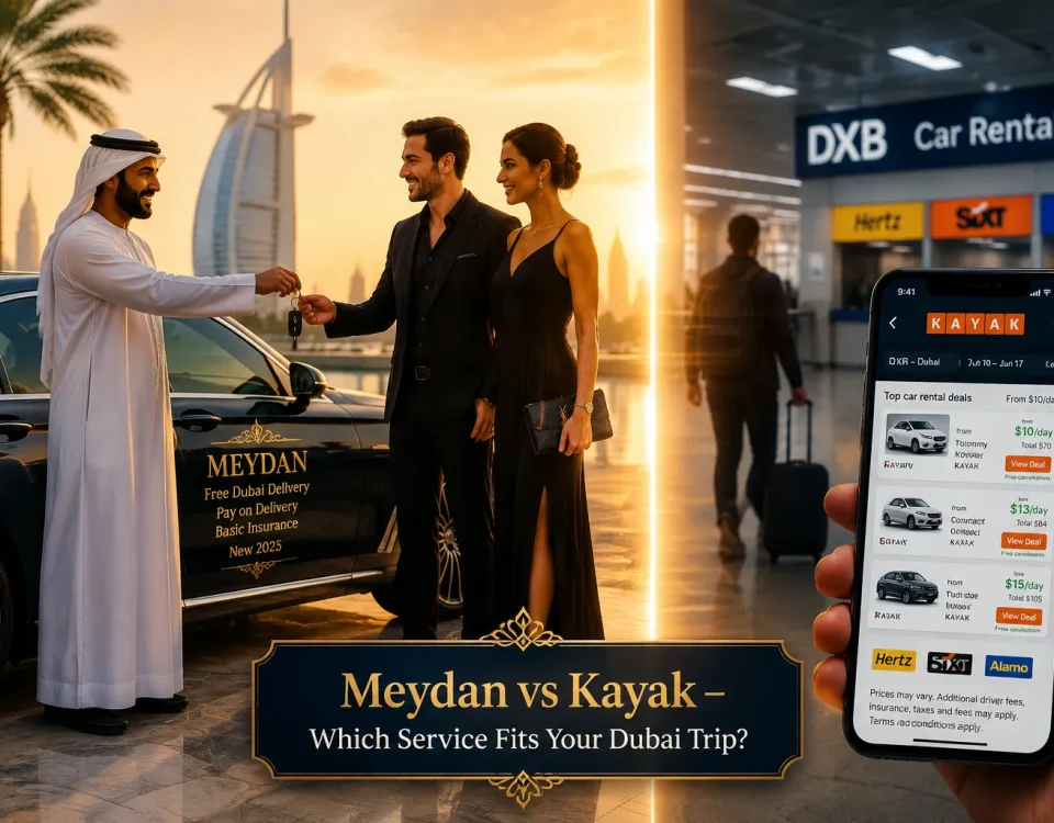 Meydan Car Rental vs Kayak