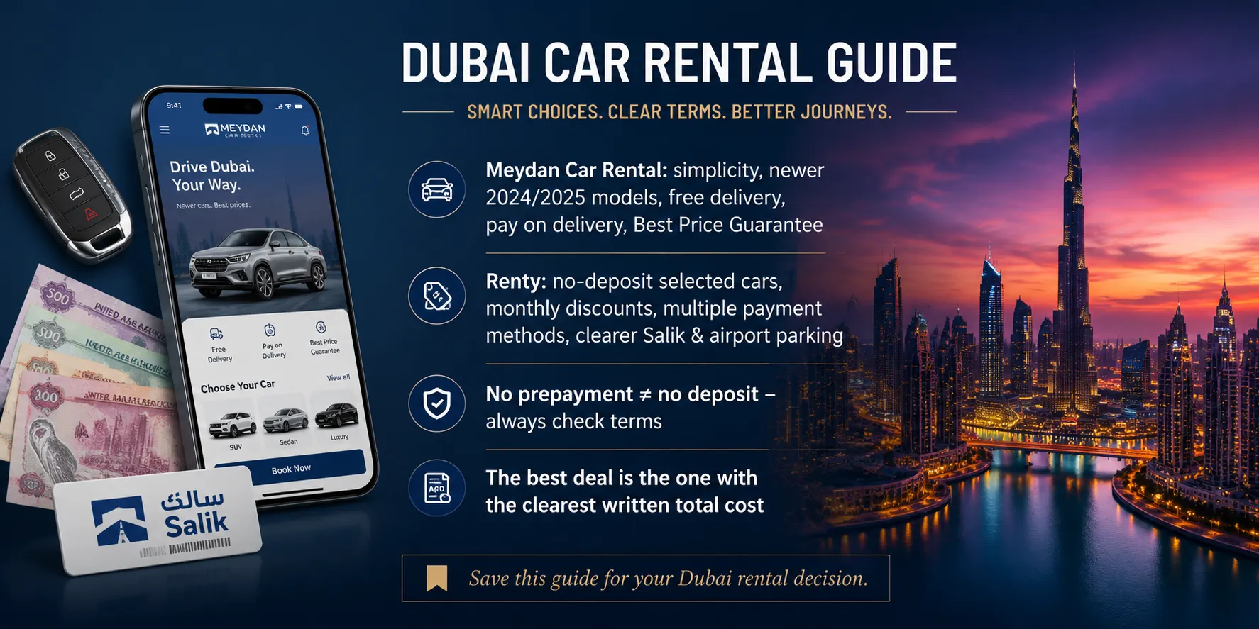 Meydan Car Rental vs Renty