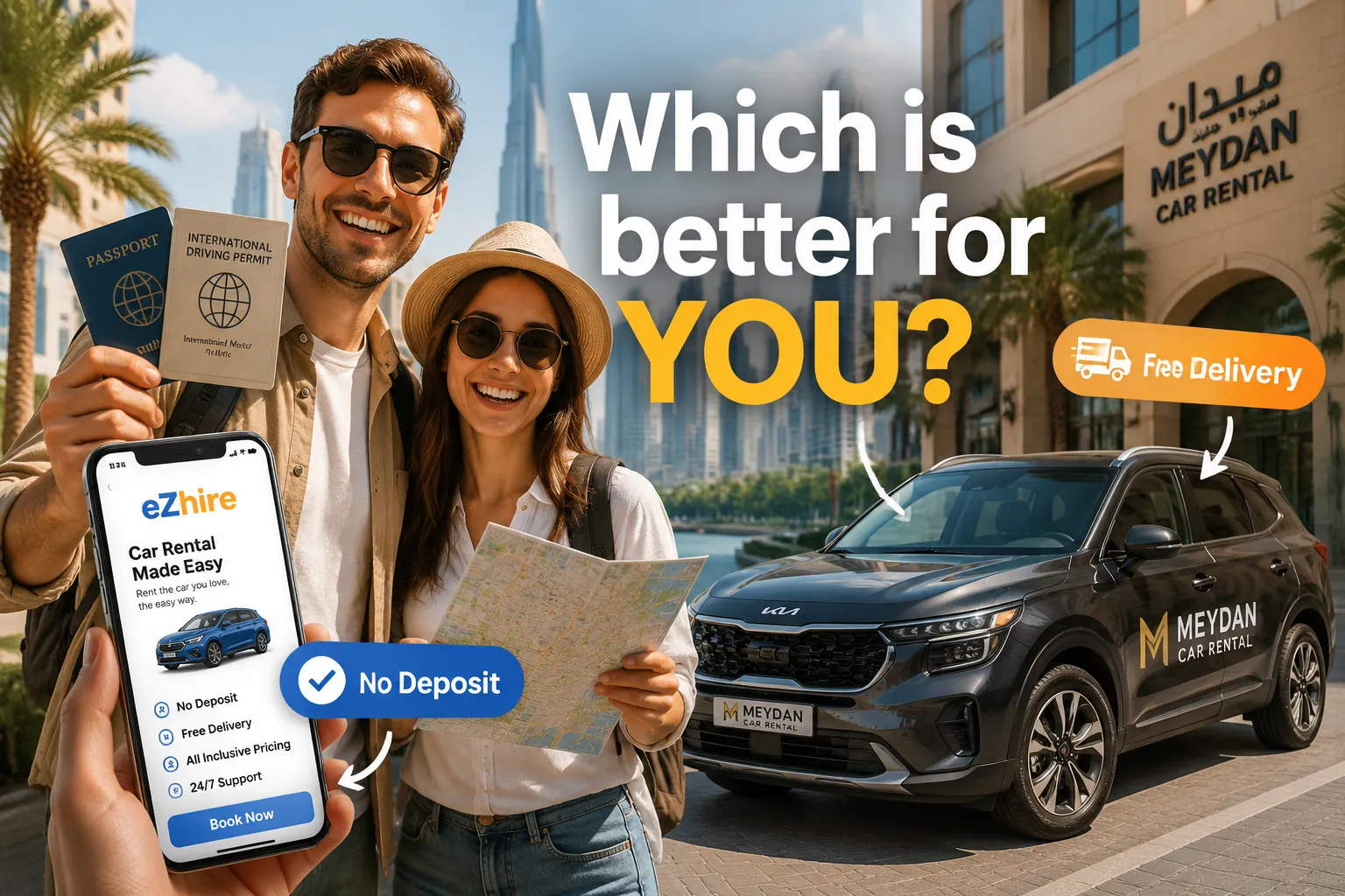 Meydan Car Rental vs eZhire