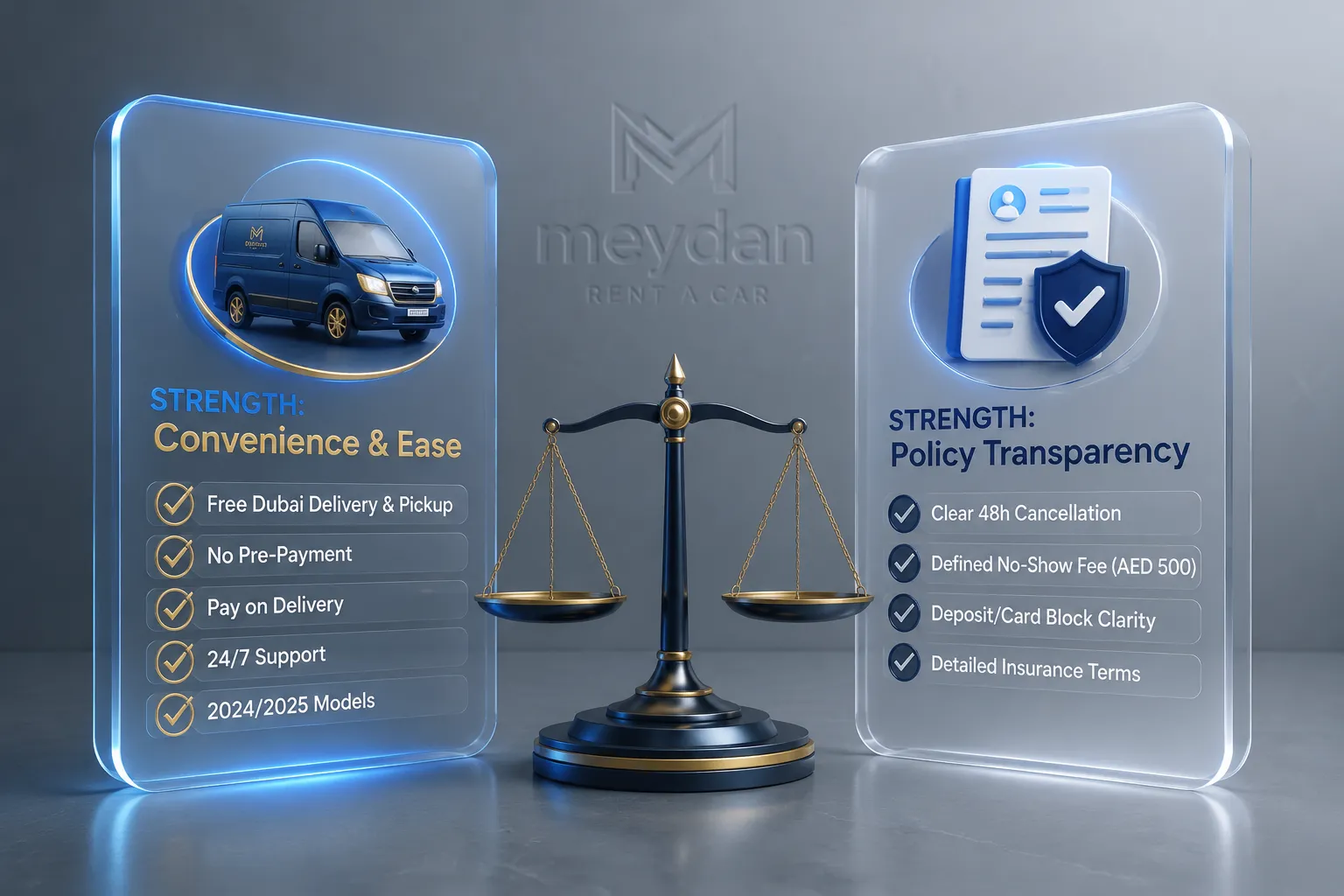 Meydan Car Rental vs Europcar Dubai