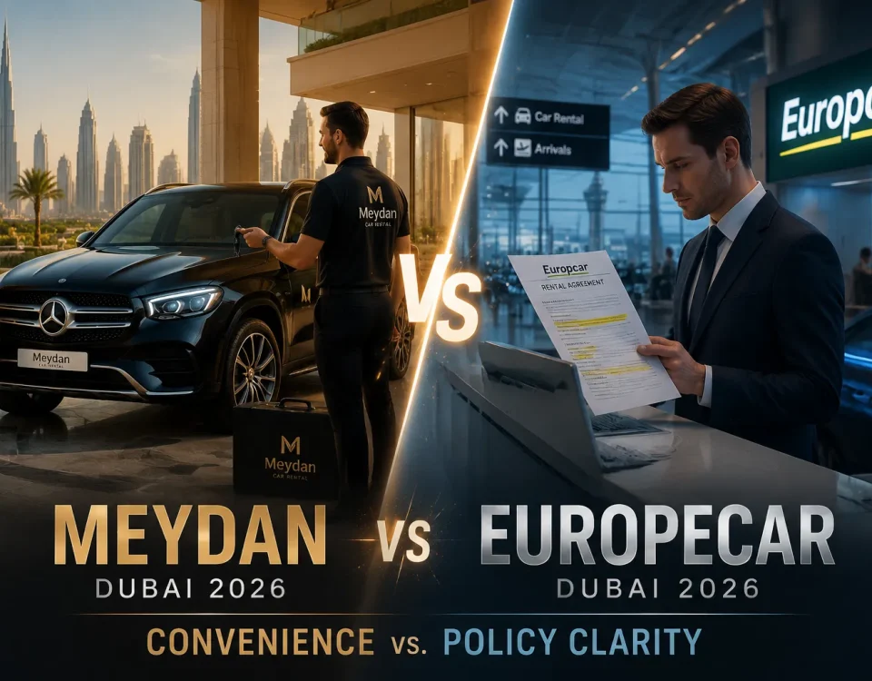 Meydan Car Rental vs Europcar Dubai
