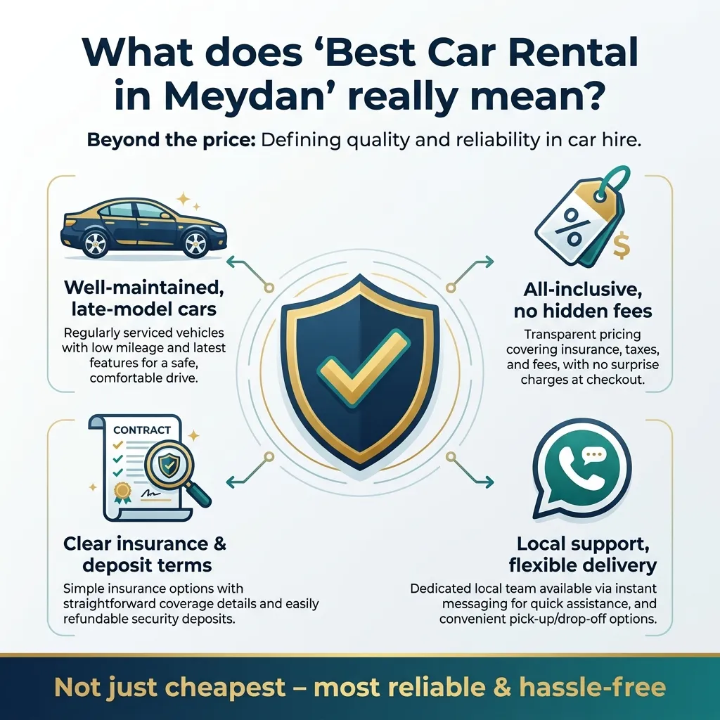 Best car rental in Meydan