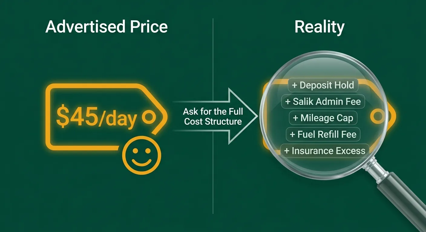 Hidden Costs of Car Rental in Meydan