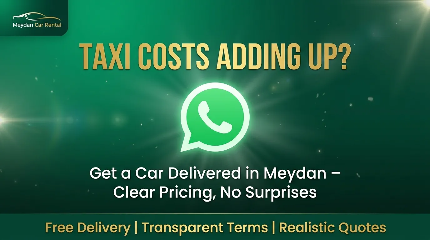 taxi cost in Meydan Dubai