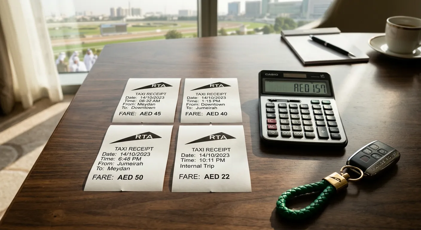 taxi cost in Meydan Dubai