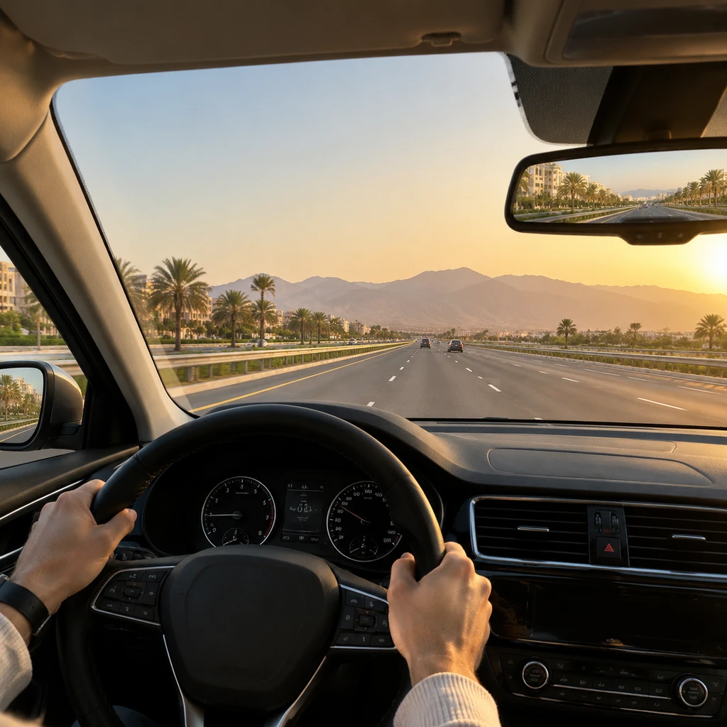 Weekend road trip from JVC with unlimited mileage - Meydan Car Rental